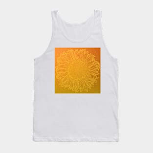 Tangerine Dream Sunflower Tank Top